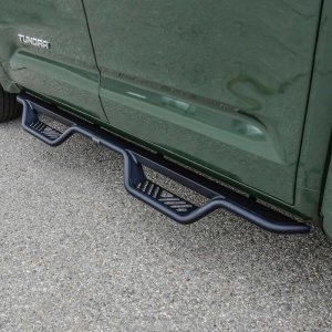 Toyota Tundra Nerf Bars - Westin - Outlaw Drop - Textured Black - `22-`27