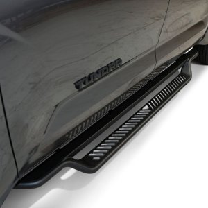 Toyota Tundra CrewMax Cab Running Boards - Westin - Outlaw Drop - Textured Black - `22-`26