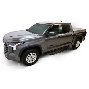 Toyota Tundra CrewMax Cab Running Boards - Westin - Outlaw Drop - Textured Black - `22-`26