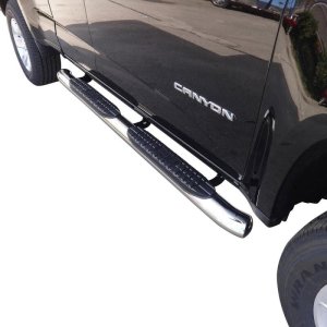 GMC Canyon Nerf Bars - Westin - PRO TRAXX 4 Oval - Polished Stainless Steel - `15-`18