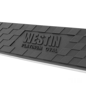 Ford F-150 Nerf Bars - Westin - Platinum 4 Oval - Polished Stainless Steel - `15-`18