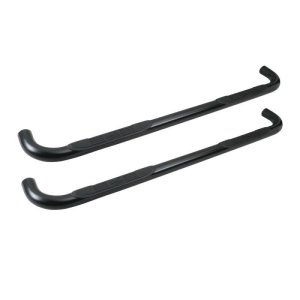 Chevrolet C/K Series Crew Cab Nerf Bars - Westin - Signature 3 Round Step Bar - Black - `92-`00