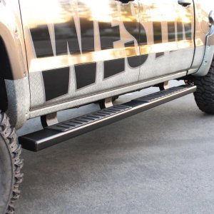 Chevrolet Silverado Nerf Bars - Westin - R7 - Black - `07-`18