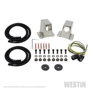 Chevrolet Truck/SUV Sensor Relocator - Front - Westin - Grille Guard Sensor Relocator Kit - Polished - `14-`18 Chevrolet Truck/SUV Sensor Relocator - Front - Westin - Grille Guard Sensor Relocator Kit - Polished - `14-`18