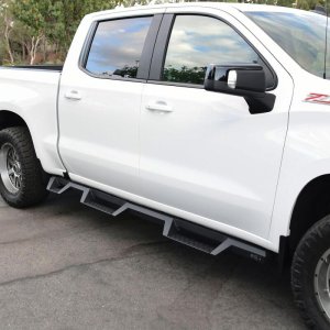 Chevrolet Silverado 1500 Nerf Bars - Westin - HDX Drop Wheel-to-Wheel - Textured Black - `19-`27
