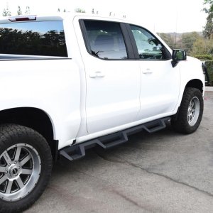Chevrolet Silverado 1500 Nerf Bars - Westin - HDX Drop Wheel-to-Wheel - Textured Black - `19-`27