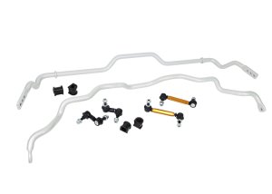 Mitsubishi Lancer Evolution V Sway Bar Kit - Front + Rear - Whiteline - Adjustable - `96-`01