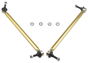 Chevrolet Camaro Sway Bar End Links - Front - Whiteline - Adjustable Heavy Duty, Steel Ball Joints (360mm C-to-C) - `10-`27 Chevrolet Camaro Sway Bar End Links - Front - Whiteline - Adjustable Heavy Duty, Steel Ball Joints (360mm C-to-C) - `10-`27
