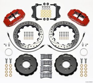 Volkswagen GTI Brake Kit - Front - Wilwood - Narrow Superlite 6R - Red - `06-`12 Volkswagen GTI Brake Kit - Front - Wilwood - Narrow Superlite 6R - Red - `06-`12