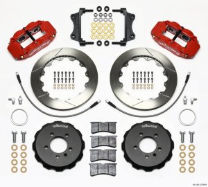 Volkswagen GTI Brake Kit - Front - Wilwood - Narrow Superlite 6R - Red - `06-`12 Volkswagen GTI Brake Kit - Front - Wilwood - Narrow Superlite 6R - Red - `06-`12