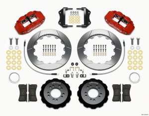 Ford Focus ST Brake Kit - Front - Wilwood - Narrow Superlite 6R - Red - `13-`27 Ford Focus ST Brake Kit - Front - Wilwood - Narrow Superlite 6R - Red - `13-`27