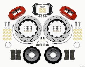 Ford Focus ST Brake Kit - Front - Wilwood - Superlite 6R + 14.00in Drill - Red - `13-`27 Ford Focus ST Brake Kit - Front - Wilwood - Superlite 6R + 14.00in Drill - Red - `13-`27