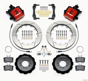 Ford Focus ST Brake Kit - Rear - Wilwood - 12.88in Rotors + BP-10 Pads - Red - `13-`27 Ford Focus ST Brake Kit - Rear - Wilwood - 12.88in Rotors + BP-10 Pads - Red - `13-`27