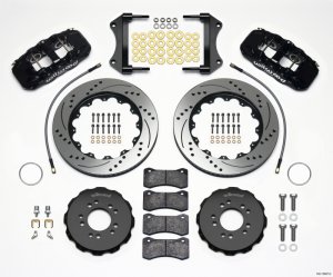 Chevrolet Corvette C7 Brake Kit - Front - Wilwood - AERO6 Calipers + 14.25 Drilled Rotors - `14-`27
