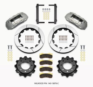 GMC 2500 Brake Kit - Rear - Wilwood - TX6R - Clear Ano - `99-`10