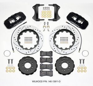 Chevrolet Corvette Brake Kit - Front - Wilwood - AERO6, 15.00 Drilled Rotors - `14-`27 Chevrolet Corvette Brake Kit - Front - Wilwood - AERO6, 15.00 Drilled Rotors - `14-`27