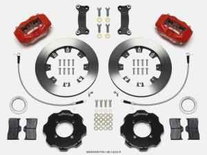 Mazda MX5 Miata Brake Kit - Front - Wilwood - Dynalite + Oversized Rotors + High Performance Pads - Red - `16-`27 Mazda MX5 Miata Brake Kit - Front - Wilwood - Dynalite + Oversized Rotors + High Performance Pads - Red - `16-`27