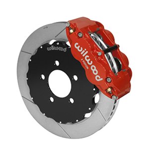Ford Crown Victoria Brake Kit - Front - Wilwood - FNSL6R 12.88in Slotted - Red - `03-`11 Ford Crown Victoria Brake Kit - Front - Wilwood - FNSL6R 12.88in Slotted - Red - `03-`11