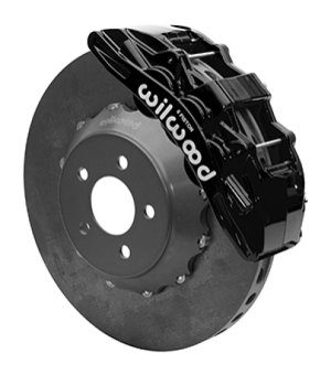 Ford Mustang Brake Kit - Front - Wilwood - SX6R CSiC - Black - `15-`27