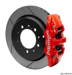 Toyota Land Cruiser Brake Kit - Rear - Wilwood - AERO4 14.50in Rotor - Red - `08-`15 Toyota Land Cruiser Brake Kit - Rear - Wilwood - AERO4 14.50in Rotor - Red - `08-`15