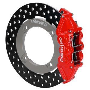Honda Talon Brake Kit - Rear - Wilwood - Drilled Rotors - Red - `19-`22 Honda Talon Brake Kit - Rear - Wilwood - Drilled Rotors - Red - `19-`22