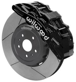 Chevrolet Corvette C8 Brake Kit - Front - Wilwood - SX6R 15in Slotted - Black - `20-`27