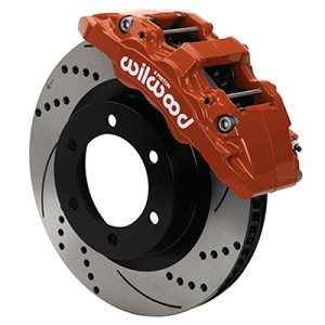 Toyota LC300 Brake Kit - Front - Wilwood - Aero6-DM + 13.56 SRP Red Rotor + Lines - `22-`27