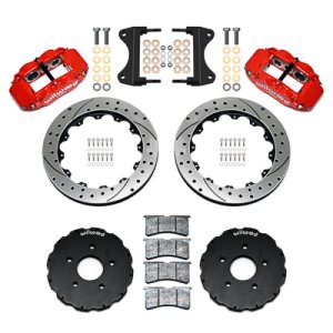 Chevrolet Corvette C7 Brake Kit - Front - Wilwood - Forged Narrow Superlite 6R + 13.06 Rotor SRP - Red - `14-`19