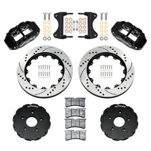 Chevrolet Corvette C7 Brake Kit - Front - Wilwood - Forged Narrow Superlite 6R + 14.00 Rotor SRP - Black - `14-`19