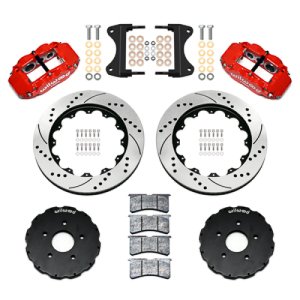 Chevrolet Corvette C7 Brake Kit - Front - Wilwood - Forged Narrow Superlite 6R + 14.00 Rotor SRP - Red - `14-`19