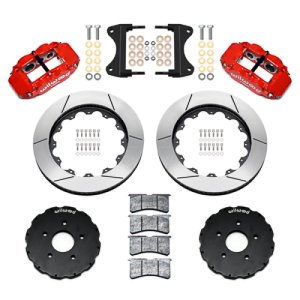 Chevrolet Corvette C7 Brake Kit - Front - Wilwood - Forged Narrow Superlite 6R + 14.00 Rotor - Red - `14-`19
