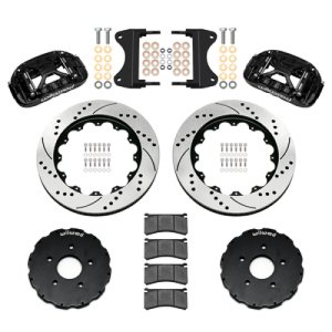 Chevrolet Corvette C7 Brake Kit - Front - Wilwood - Forged XRS6R + 14.00 Rotor SRP - Black - `14-`19