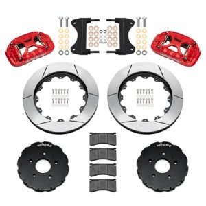 Chevrolet Corvette C7 Brake Kit - Front - Wilwood - Forged XRS6R + 14.00 Rotor - Red - `14-`19