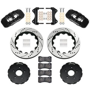 Chevrolet Corvette C7 Brake Kit - Front - Wilwood - AERO6 + 14.00 Rotor SRP - Black - `14-`19