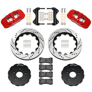Chevrolet Corvette C7 Brake Kit - Front - Wilwood - AERO6 + 14.00 Rotor SRP - Red - `14-`19