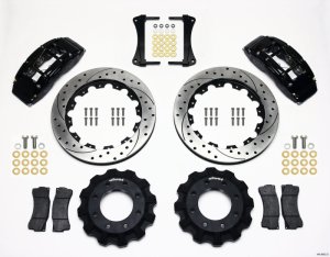 Chevrolet Silverado 1500 Brake Kit - Front - Wilwood - TC6R, 16.00in Drilled Rotors + BP-10 Pads - `99-`14