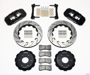 GMC 1500 Brake Kit - Front - Wilwood - AERO6 Calipers + 14.25in Drilled Rotors - `99-`14