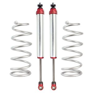 Toyota FJ Cruiser Coilover Suspension Kit - Rear - aFe - Sway-A-Way 2.0 Rear Shock Kit - Bright Zinc - `10-`14