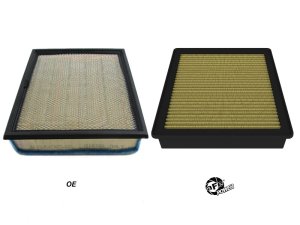 Ford Trucks Air Filter - aFe - Magnum FLOW w/ Pro GUARD 7 Media & Foam Pre-Filter - `20-`25