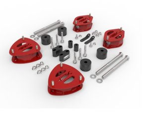 Subaru Outback Suspension Lift Kit - aFe - CONTROL 2.0in - Red - `15-`19