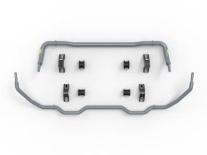 Tesla Model 3 Sway Bar Set - Front + Rear - aFe - 3-Way Adjustable, Durable Solid Gray Powder Coat - Gray - `18-`25 Tesla Model 3 Sway Bar Set - Front + Rear - aFe - 3-Way Adjustable, Durable Solid Gray Powder Coat - Gray - `18-`25