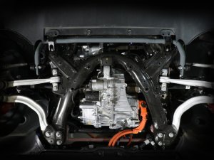 Tesla Model 3 Sway Bar Set - Front + Rear - aFe - 3-Way Adjustable, Durable Solid Gray Powder Coat - Gray - `18-`25 Tesla Model 3 Sway Bar Set - Front + Rear - aFe - 3-Way Adjustable, Durable Solid Gray Powder Coat - Gray - `18-`25