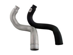 GMC Truck Intercooler Tubes - aFe - BladeRunner 3in Aluminum Hot and Cold Charge Pipe Kit - Black - `02-`04