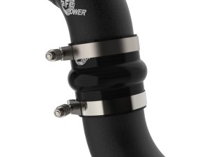 GMC Sierra 3500HD Intercooler Charge Pipe Kit - aFe - BladeRunner with Quick-Connect Adapters - Black - `06-`10