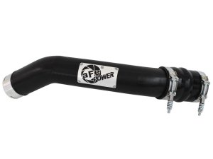 Ford Diesel Trucks Intercooler Hot Side Tube - aFe - BladeRunner 3 IN Aluminum - Black - `11-`15