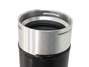 Ford Diesel Trucks Intercooler Hot Side Tube - aFe - BladeRunner 3 IN Aluminum - Black - `11-`15 Ford Diesel Trucks Intercooler Hot Side Tube - aFe - BladeRunner 3 IN Aluminum - Black - `11-`15