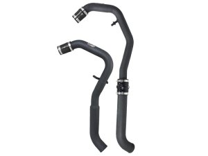 Ford F-150 Intercooler Tubes - Hot Side - aFe - Bladerunner 3 IN Aluminum - Black - `15-`19
