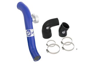 Ford Mustang Intercooler Pipes - Hot Side - aFe - Bladerunner - Blue - `15-`16
