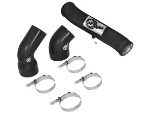 Nissan Titan XD Intercooler Cold Side Tube - aFe - BladeRunner 3 IN Aluminum - Black - `16-`19