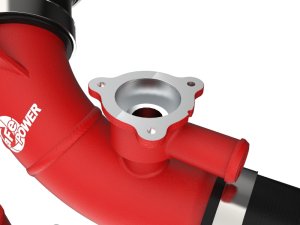 Toyota Land Cruiser Hot Charge Pipe - aFe - BladeRunner 2.5in Aluminum - Red - `22-`25